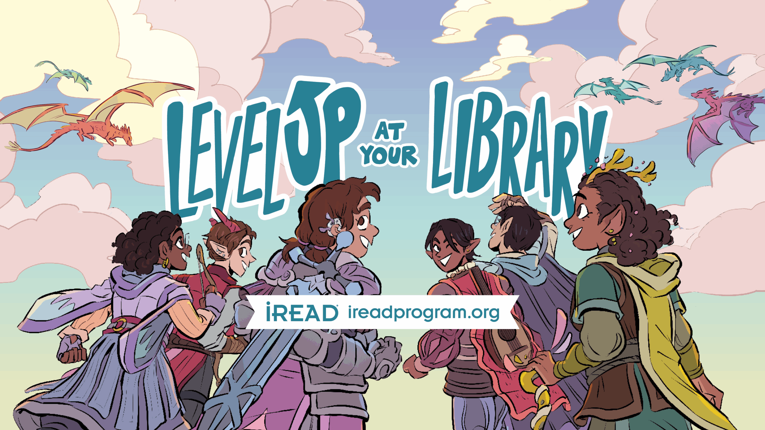 Level Up at Your Library Summer Reading theme 2025